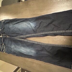 Silver Jeans Women's Dark Blue Straight Leg Denim